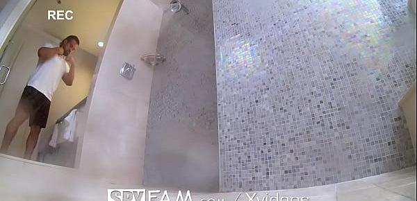  SPYFAM Step Dad Vacation Spontaneous Shower Sex